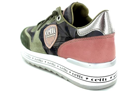 Cetti baskets sneakers c1251 sra cuir kaki8030601_3