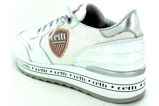 Cetti baskets sneakers c1251 sra cuir blanc8030701_3