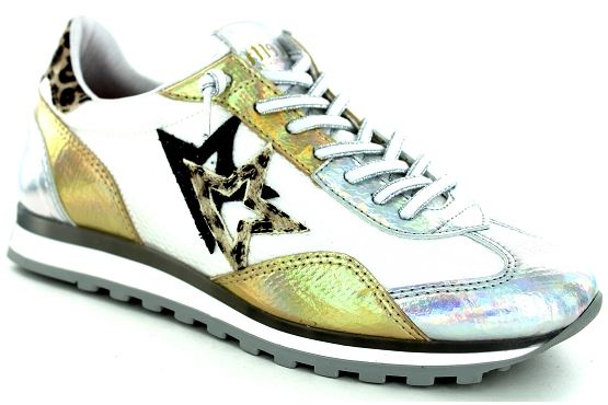 Cetti baskets sneakers c 1252 sra cuir platinium8030801_1