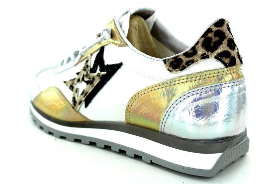 Cetti baskets sneakers c 1252 sra cuir platinium8030801_3