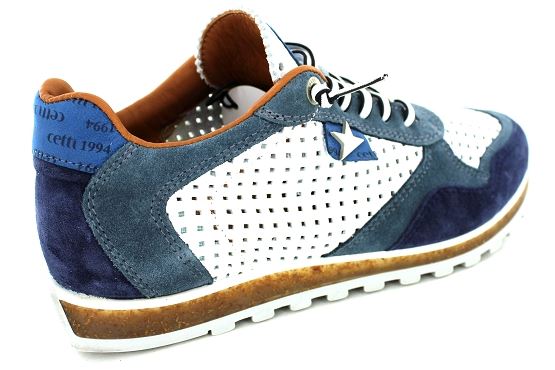Cetti baskets sneakers c 848 cuir marine8031301_2