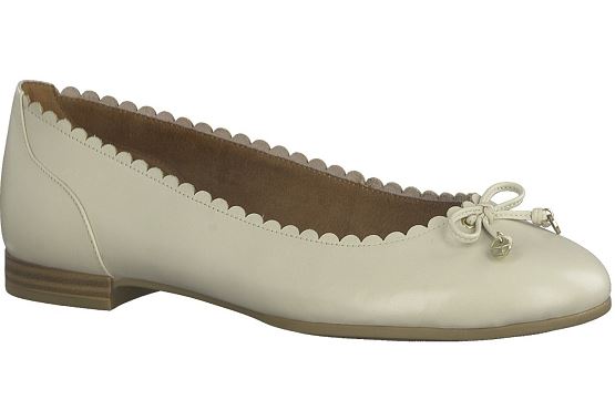 Tamaris ballerines 22115.26 427 cuir beige8032401_1