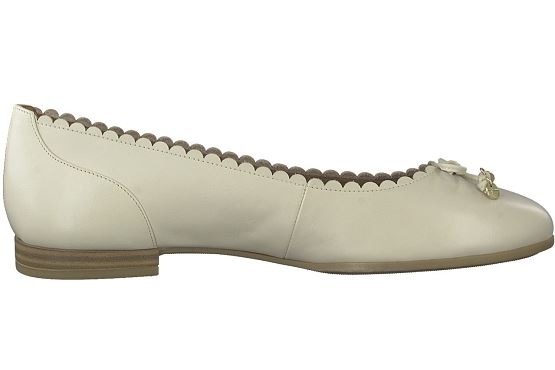 Tamaris ballerines 22115.26 427 cuir beige8032401_3