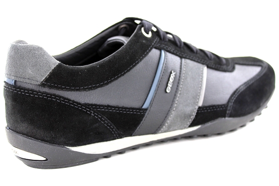 Geox baskets sneakers outlet u52t5c cuir noir8032701_2