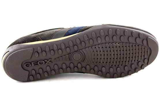 Geox baskets sneakers outlet u52t5c cuir marron8032801_4
