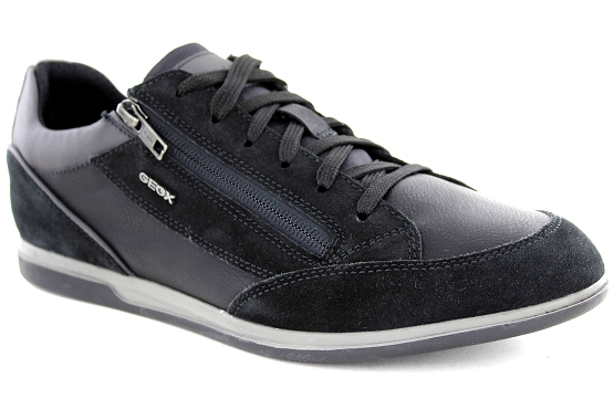 Geox baskets sneakers outlet u044ga cuir noir8032901_1