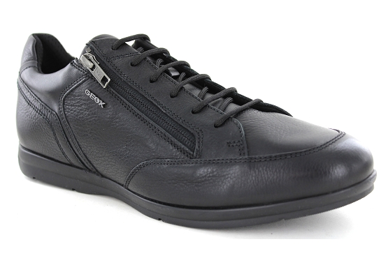 Geox baskets sneakers outlet uo47vc cuir noir8033301_1