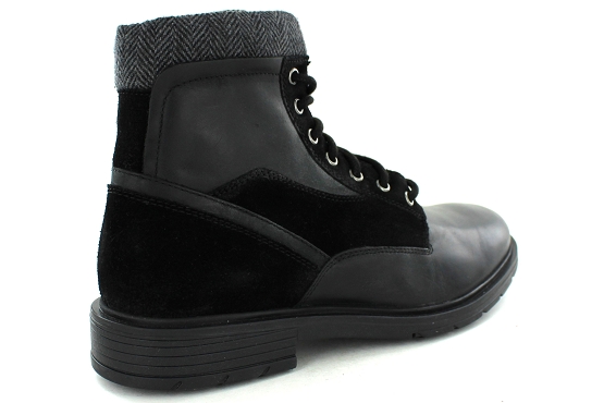 Geox bottines boots outlet u047sa cuir noir8033501_2
