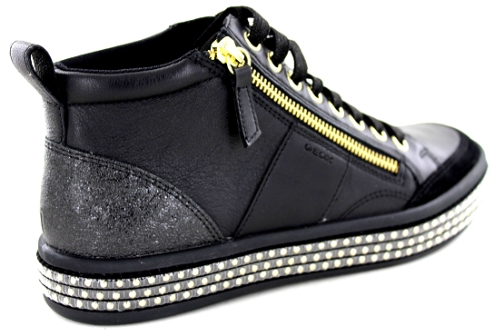 Geox baskets sneakers oulet d94ffg noir8033801_2