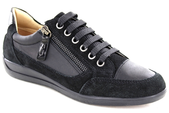 Geox baskets sneakers oulet d6468a noir8034101_1