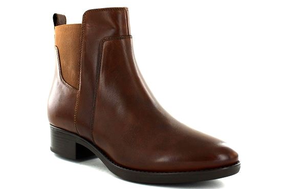 Geox boots bottine outlet d94g1c cuir marron8034701_1