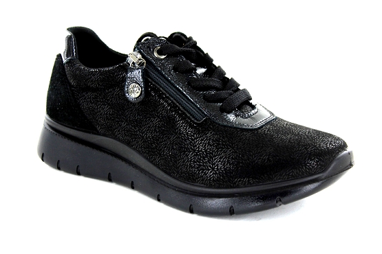 Imac baskets sneakers 856510 cuir noir8039401_1