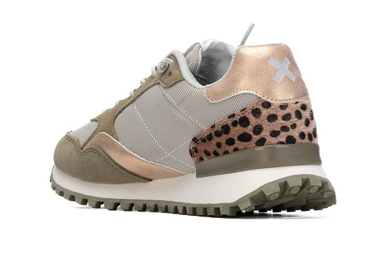 Xti.carmela baskets sneakers 144161 textile kaki8040401_3