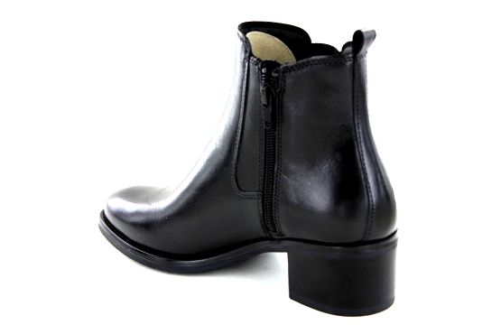 Keys boots bottine 8k.11381 cuir noir8041901_3