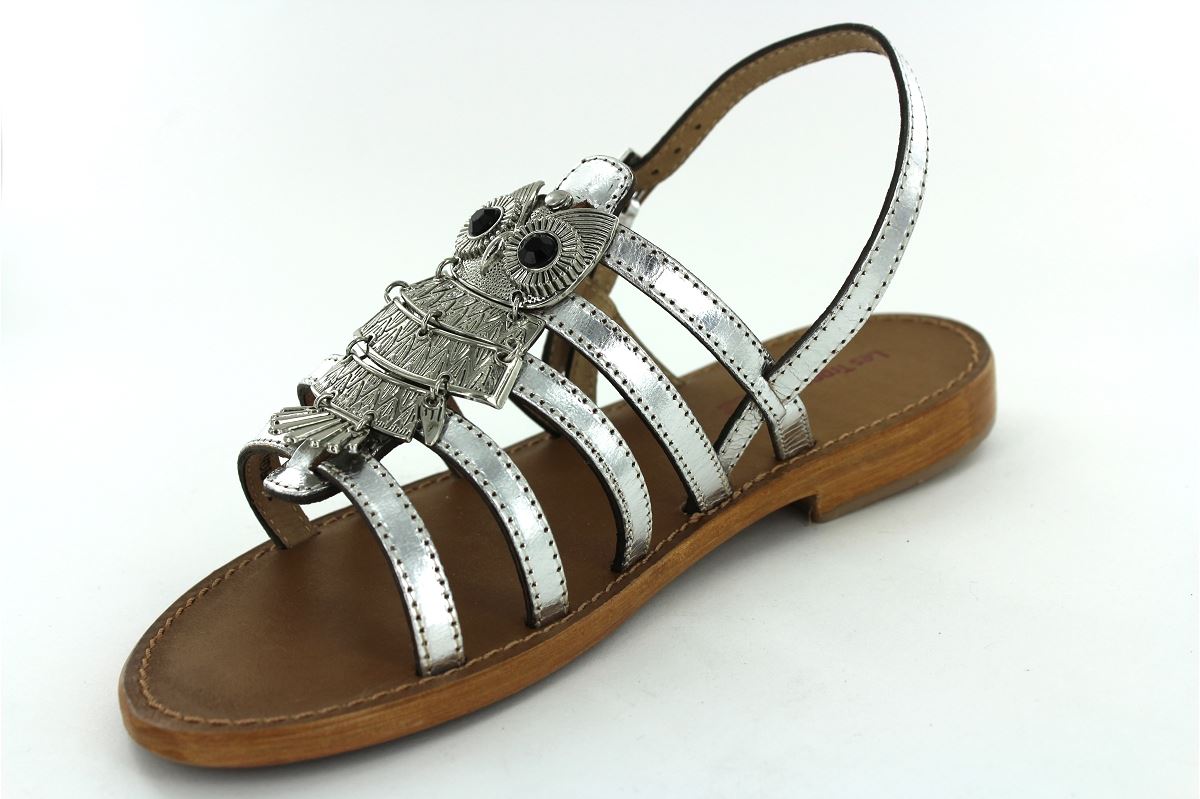 Sandales Nu Pieds Conti Argent FemmeSergio Tropeziennes Bijoux Les tsCrhQd