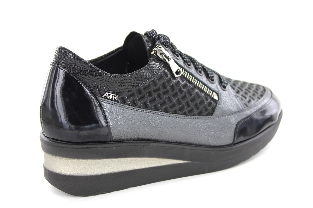 Escarpins En Cuir Artika Soft - Gris/Noir - Taille 38 - Neufs Avec Emballage D'origine