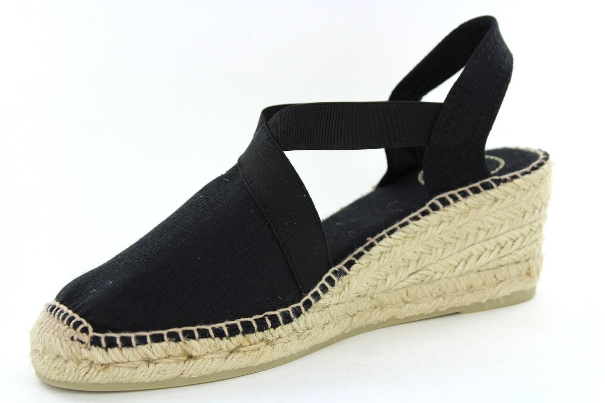 Toni Pons TER – Espadrille Compensée Végétalienne Femme En Coton Écru Naturel