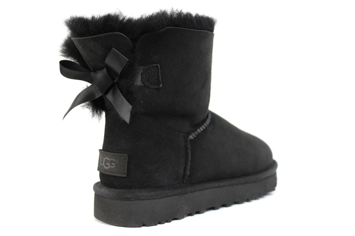 ugg mini bailey bow noir femme ugg mini bailey bow noir femme